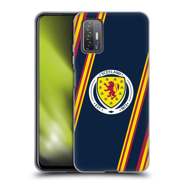 Scotland National Football Team Logo 2 Stripes Soft Gel Case for HTC Desire 21 Pro 5G