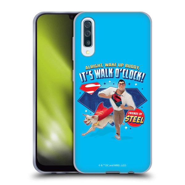 DC League Of Super Pets Graphics It's Walk O' Clock Soft Gel Case for Samsung Galaxy A50/A30s (2019)