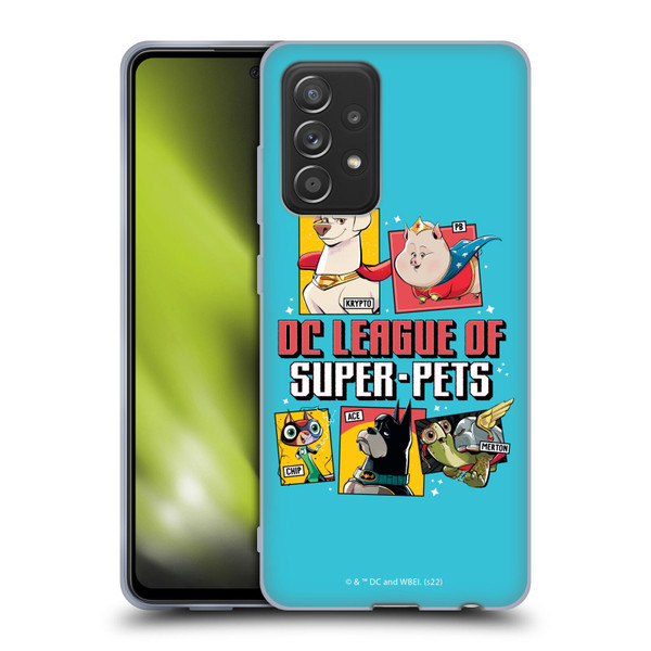 DC League Of Super Pets Graphics Characters 2 Soft Gel Case for Samsung Galaxy A52 / A52s / 5G (2021)