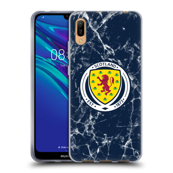 Scotland National Football Team Logo 2 Marble Soft Gel Case for Huawei Y6 Pro (2019)