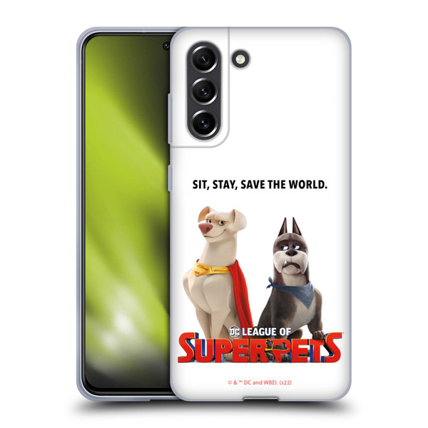 DC League Of Super Pets Graphics Characters 1 Soft Gel Case for Samsung Galaxy S21 FE 5G