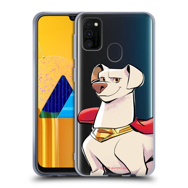 DC League Of Super Pets Graphics Krypto Soft Gel Case for Samsung Galaxy M30s (2019)/M21 (2020)