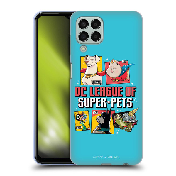 DC League Of Super Pets Graphics Characters 2 Soft Gel Case for Samsung Galaxy M33 (2022)