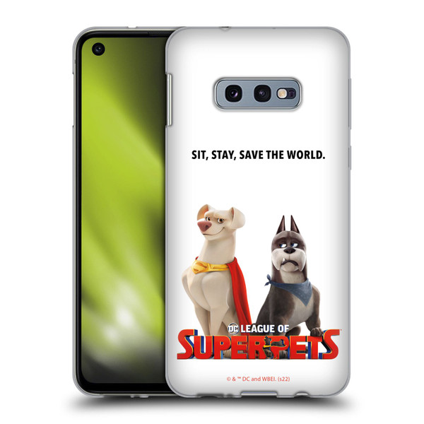 DC League Of Super Pets Graphics Characters 1 Soft Gel Case for Samsung Galaxy S10e