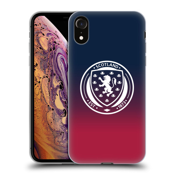 Scotland National Football Team Logo 2 Gradient Soft Gel Case for Apple iPhone XR