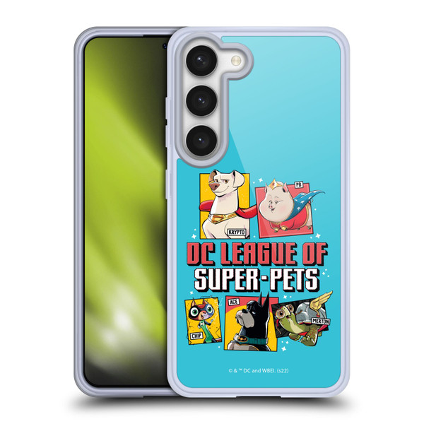 DC League Of Super Pets Graphics Characters 2 Soft Gel Case for Samsung Galaxy S23 5G