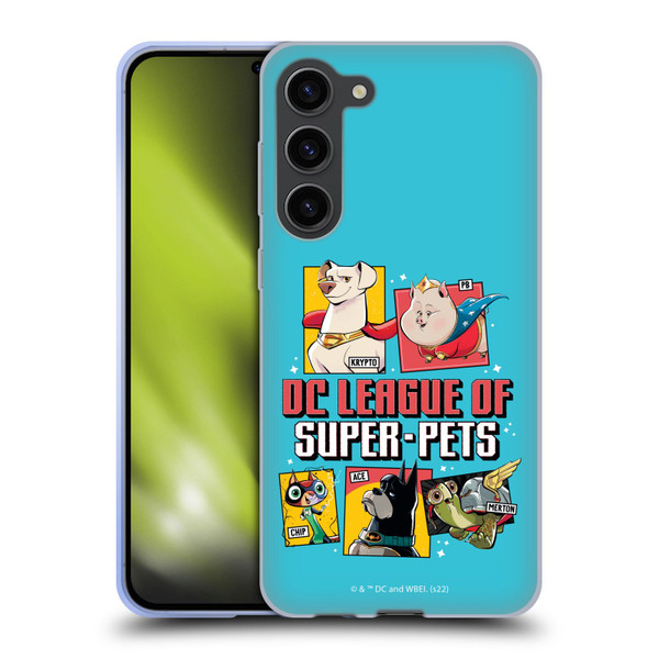 DC League Of Super Pets Graphics Characters 2 Soft Gel Case for Samsung Galaxy S23+ 5G