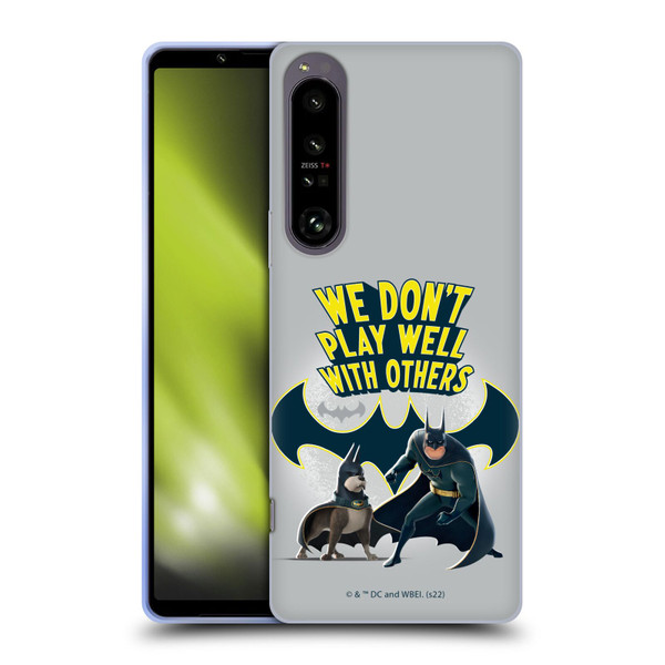 DC League Of Super Pets Graphics We Don't Play Well With Others Soft Gel Case for Sony Xperia 1 IV