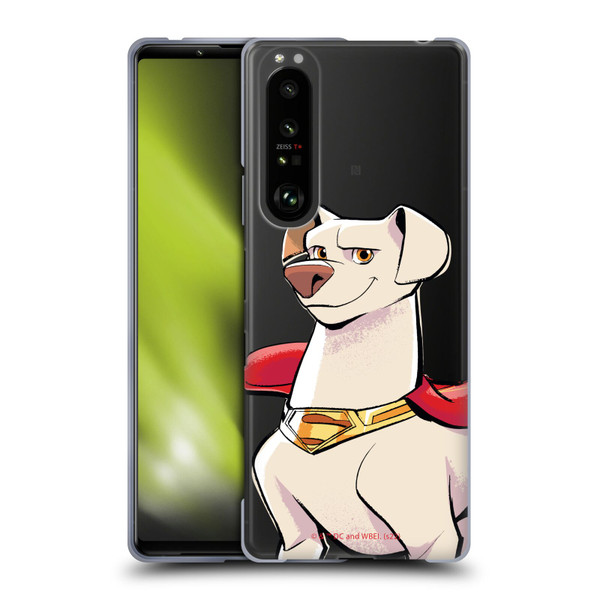 DC League Of Super Pets Graphics Krypto Soft Gel Case for Sony Xperia 1 III