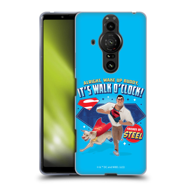 DC League Of Super Pets Graphics It's Walk O' Clock Soft Gel Case for Sony Xperia Pro-I