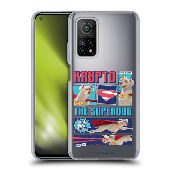 DC League Of Super Pets Graphics Krypto The Superdog Soft Gel Case for Xiaomi Mi 10T 5G