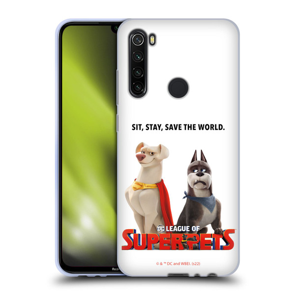 DC League Of Super Pets Graphics Characters 1 Soft Gel Case for Xiaomi Redmi Note 8T