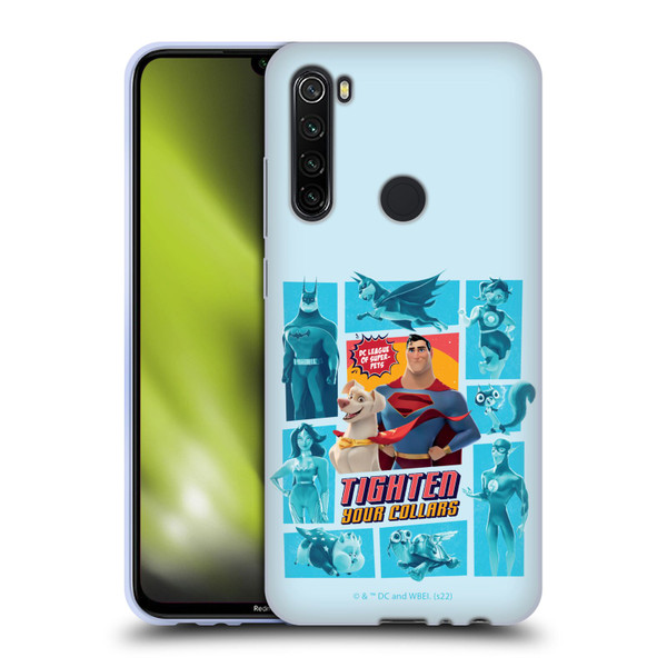 DC League Of Super Pets Graphics Tighten Your Collars Soft Gel Case for Xiaomi Redmi Note 8T