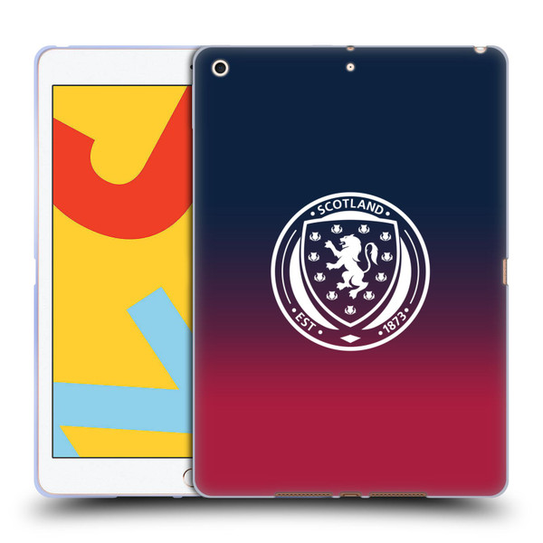 Scotland National Football Team Logo 2 Gradient Soft Gel Case for Apple iPad 10.2 2019/2020/2021