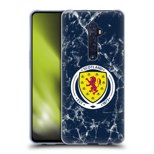 Scotland National Football Team Logo 2 Marble Soft Gel Case for OPPO Reno 2