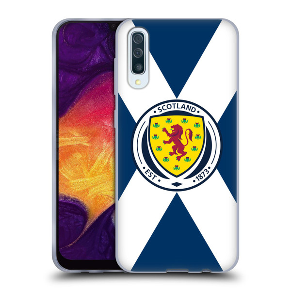 Scotland National Football Team Logo 2 Scotland Flag Soft Gel Case for Samsung Galaxy A50/A30s (2019)