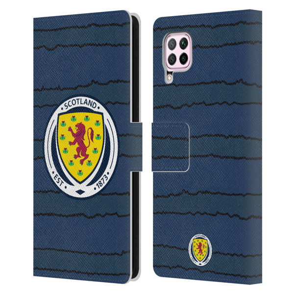 Scotland National Football Team Kits 2019-2021 Home Leather Book Wallet Case Cover For Huawei Nova 6 SE / P40 Lite