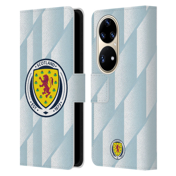 Scotland National Football Team Kits 2020-2021 Away Leather Book Wallet Case Cover For Huawei P50 Pro