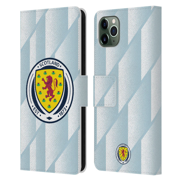 Scotland National Football Team Kits 2020-2021 Away Leather Book Wallet Case Cover For Apple iPhone 11 Pro Max