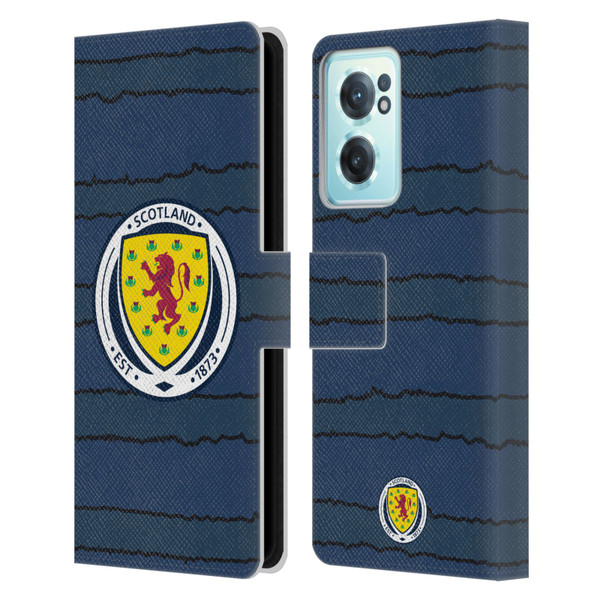 Scotland National Football Team Kits 2019-2021 Home Leather Book Wallet Case Cover For OnePlus Nord CE 2 5G