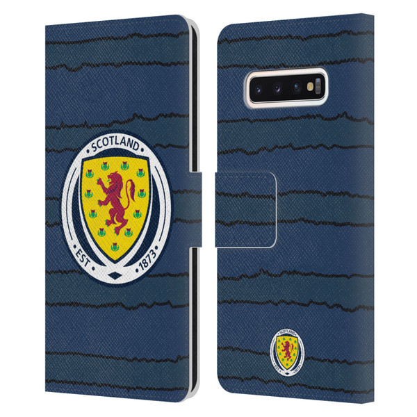 Scotland National Football Team Kits 2019-2021 Home Leather Book Wallet Case Cover For Samsung Galaxy S10