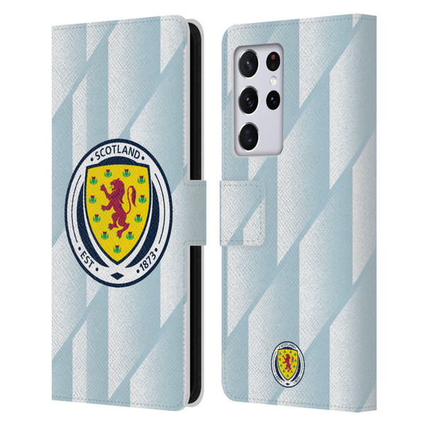 Scotland National Football Team Kits 2020-2021 Away Leather Book Wallet Case Cover For Samsung Galaxy S21 Ultra 5G