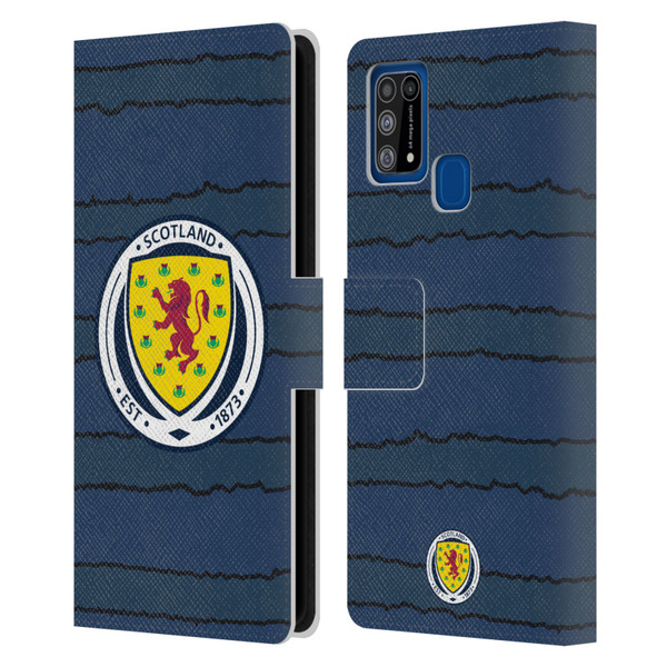 Scotland National Football Team Kits 2019-2021 Home Leather Book Wallet Case Cover For Samsung Galaxy M31 (2020)