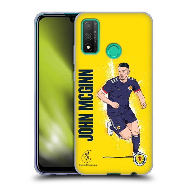 Scotland National Football Team Players John McGinn Soft Gel Case for Huawei P Smart (2020)