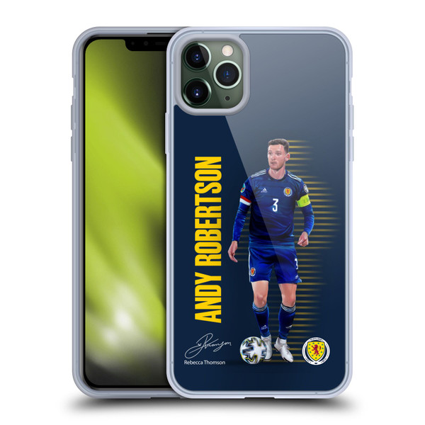 Scotland National Football Team Players Andy Robertson Soft Gel Case for Apple iPhone 11 Pro Max