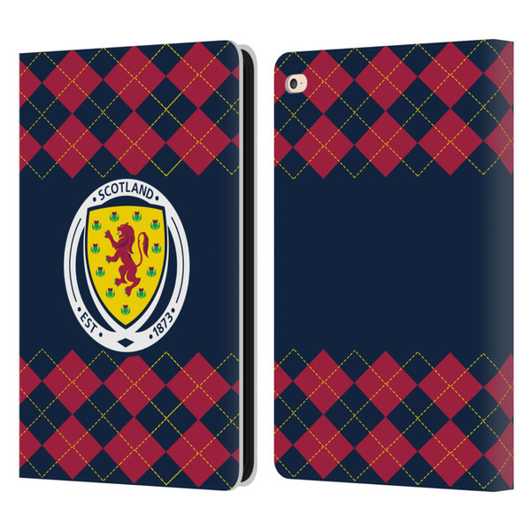 Scotland National Football Team Logo 2 Argyle Leather Book Wallet Case Cover For Apple iPad Air 2 (2014)