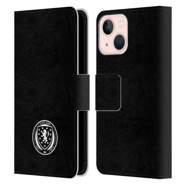 Scotland National Football Team Logo 2 Plain Leather Book Wallet Case Cover For Apple iPhone 13 Mini