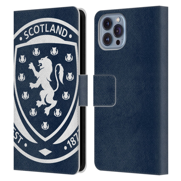 Scotland National Football Team Logo 2 Oversized Leather Book Wallet Case Cover For Apple iPhone 14