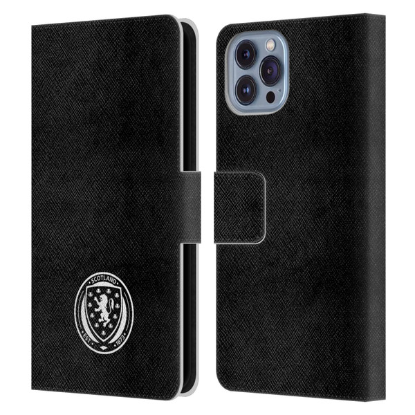 Scotland National Football Team Logo 2 Plain Leather Book Wallet Case Cover For Apple iPhone 14
