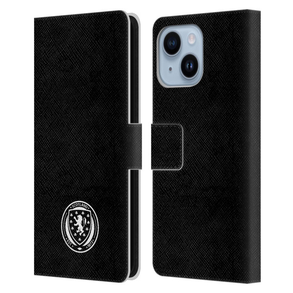 Scotland National Football Team Logo 2 Plain Leather Book Wallet Case Cover For Apple iPhone 14 Plus