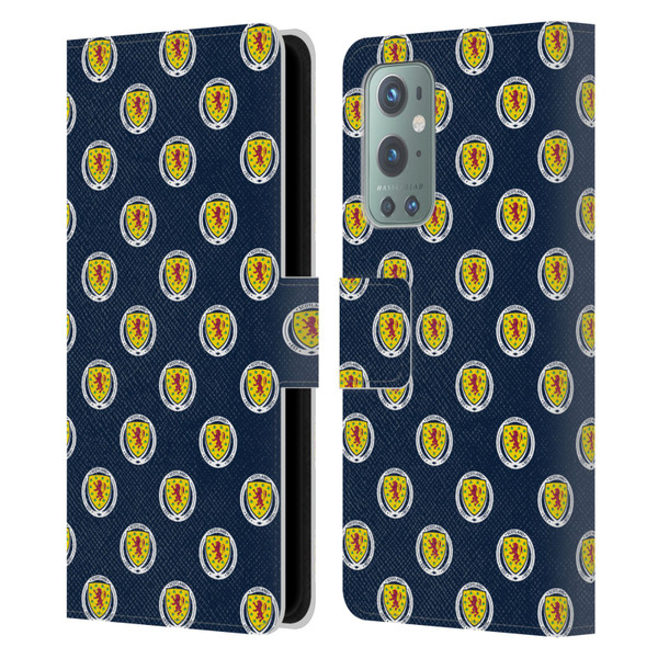 Scotland National Football Team Logo 2 Pattern Leather Book Wallet Case Cover For OnePlus 9