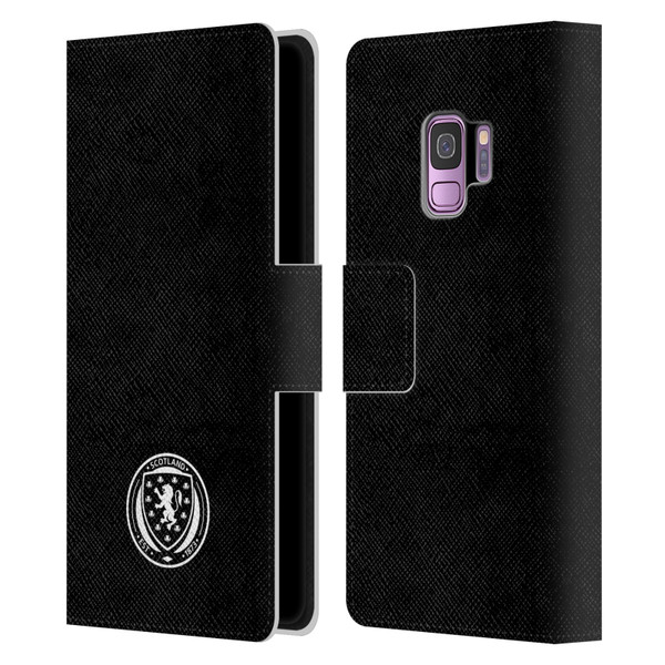 Scotland National Football Team Logo 2 Plain Leather Book Wallet Case Cover For Samsung Galaxy S9