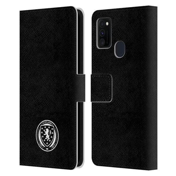Scotland National Football Team Logo 2 Plain Leather Book Wallet Case Cover For Samsung Galaxy M30s (2019)/M21 (2020)