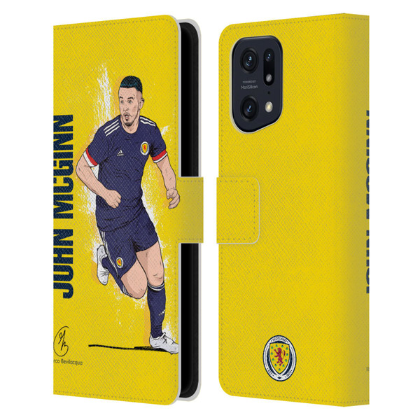 Scotland National Football Team Players John McGinn Leather Book Wallet Case Cover For OPPO Find X5