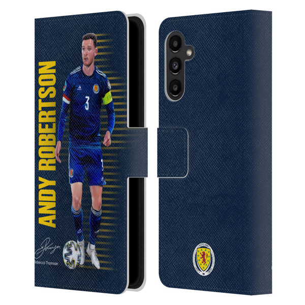 Scotland National Football Team Players Andy Robertson Leather Book Wallet Case Cover For Samsung Galaxy A13 5G (2021)