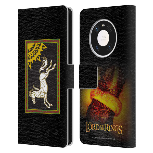 The Lord Of The Rings The Fellowship Of The Ring Graphics Flag Of Rohan Leather Book Wallet Case Cover For Huawei Mate 40 Pro 5G