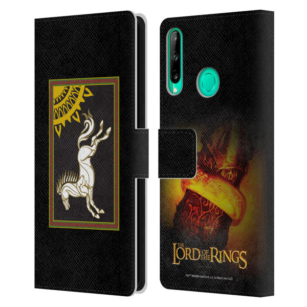 The Lord Of The Rings The Fellowship Of The Ring Graphics Flag Of Rohan Leather Book Wallet Case Cover For Huawei P40 lite E