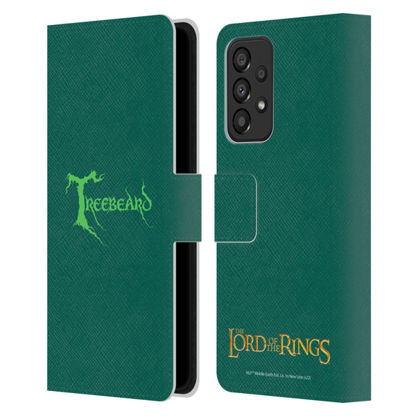 The Lord Of The Rings The Fellowship Of The Ring Graphics Treebeard Leather Book Wallet Case Cover For Samsung Galaxy A33 5G (2022)