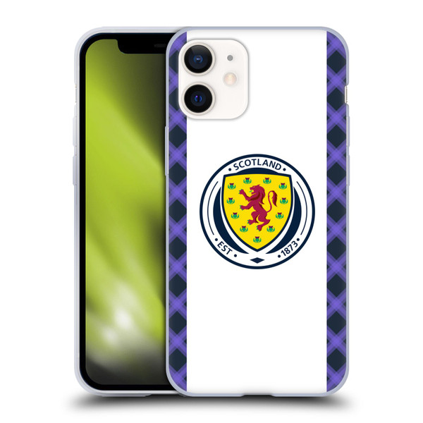 Scotland National Football Team 2022/23 Kits Away Soft Gel Case for Apple iPhone 12 Mini