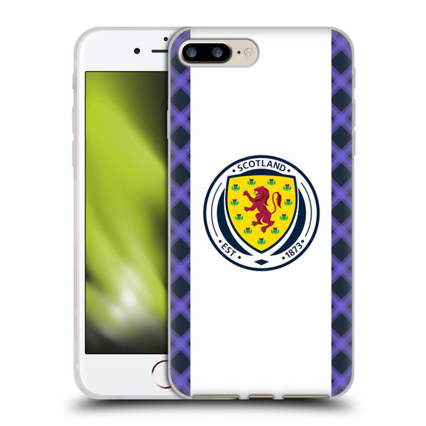 Scotland National Football Team 2022/23 Kits Away Soft Gel Case for Apple iPhone 7 Plus / iPhone 8 Plus