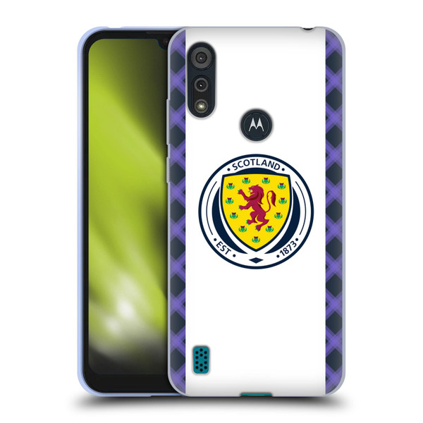Scotland National Football Team 2022/23 Kits Away Soft Gel Case for Motorola Moto E6s (2020)