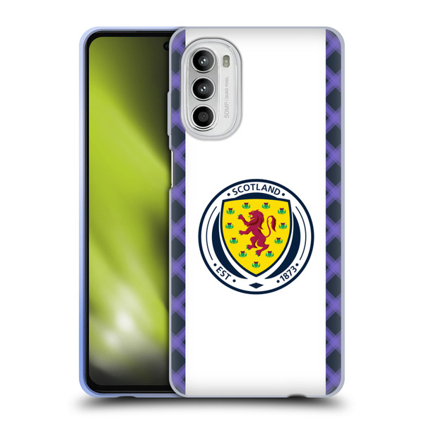 Scotland National Football Team 2022/23 Kits Away Soft Gel Case for Motorola Moto G52