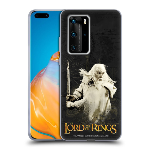 The Lord Of The Rings The Fellowship Of The Ring Character Art Gandalf Soft Gel Case for Huawei P40 Pro / P40 Pro Plus 5G