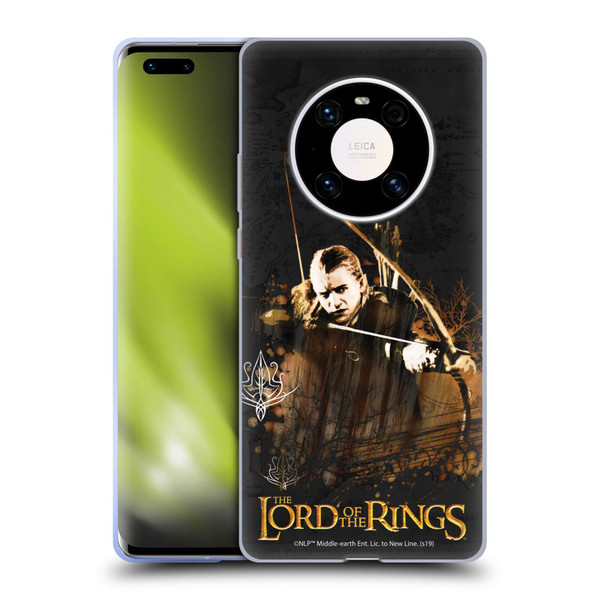 The Lord Of The Rings The Fellowship Of The Ring Character Art Legolas Soft Gel Case for Huawei Mate 40 Pro 5G