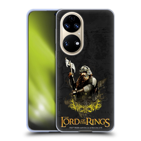 The Lord Of The Rings The Fellowship Of The Ring Character Art Gimli Soft Gel Case for Huawei P50