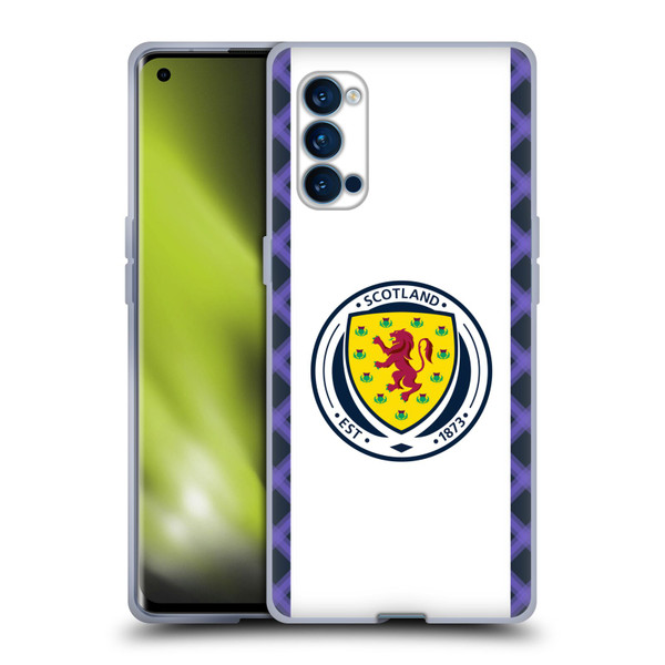 Scotland National Football Team 2022/23 Kits Away Soft Gel Case for OPPO Reno 4 Pro 5G